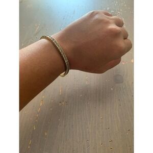 Estate 14k yellow gold natural Diamond 13.25 ctw tennis bracelet 7.5 in